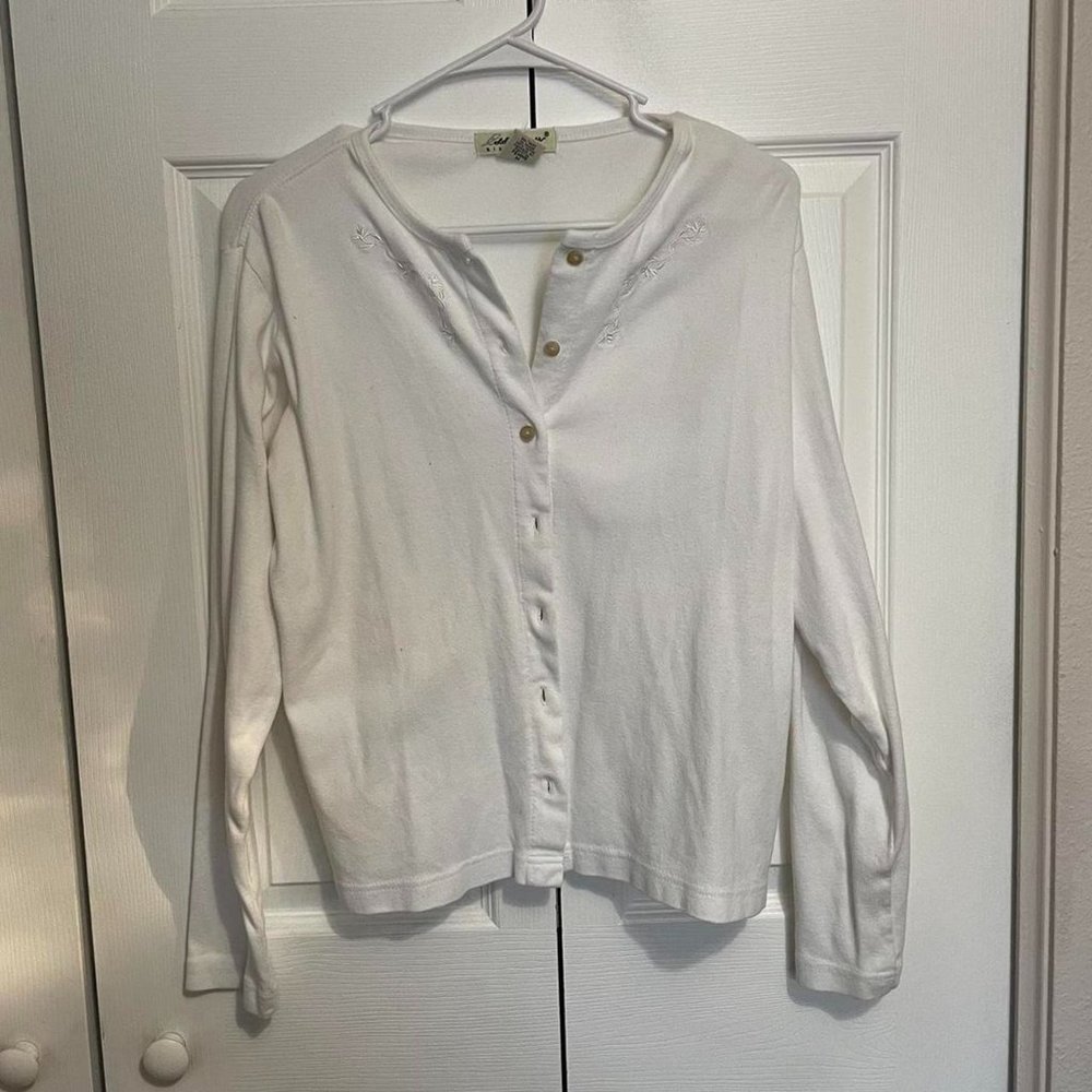 White Cardigan